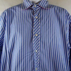 Robert Graham Striped Long Sleeve  Sz XL